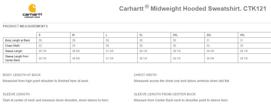 Page, ND Carhartt Fundraiser Hoodie