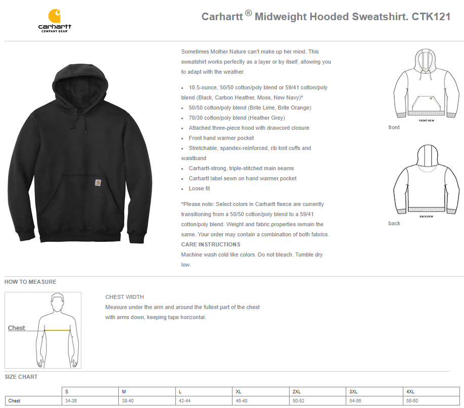RAIDERS Carhartt Hoodie