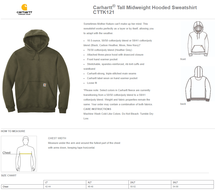 RAIDERS Carhartt Hoodie