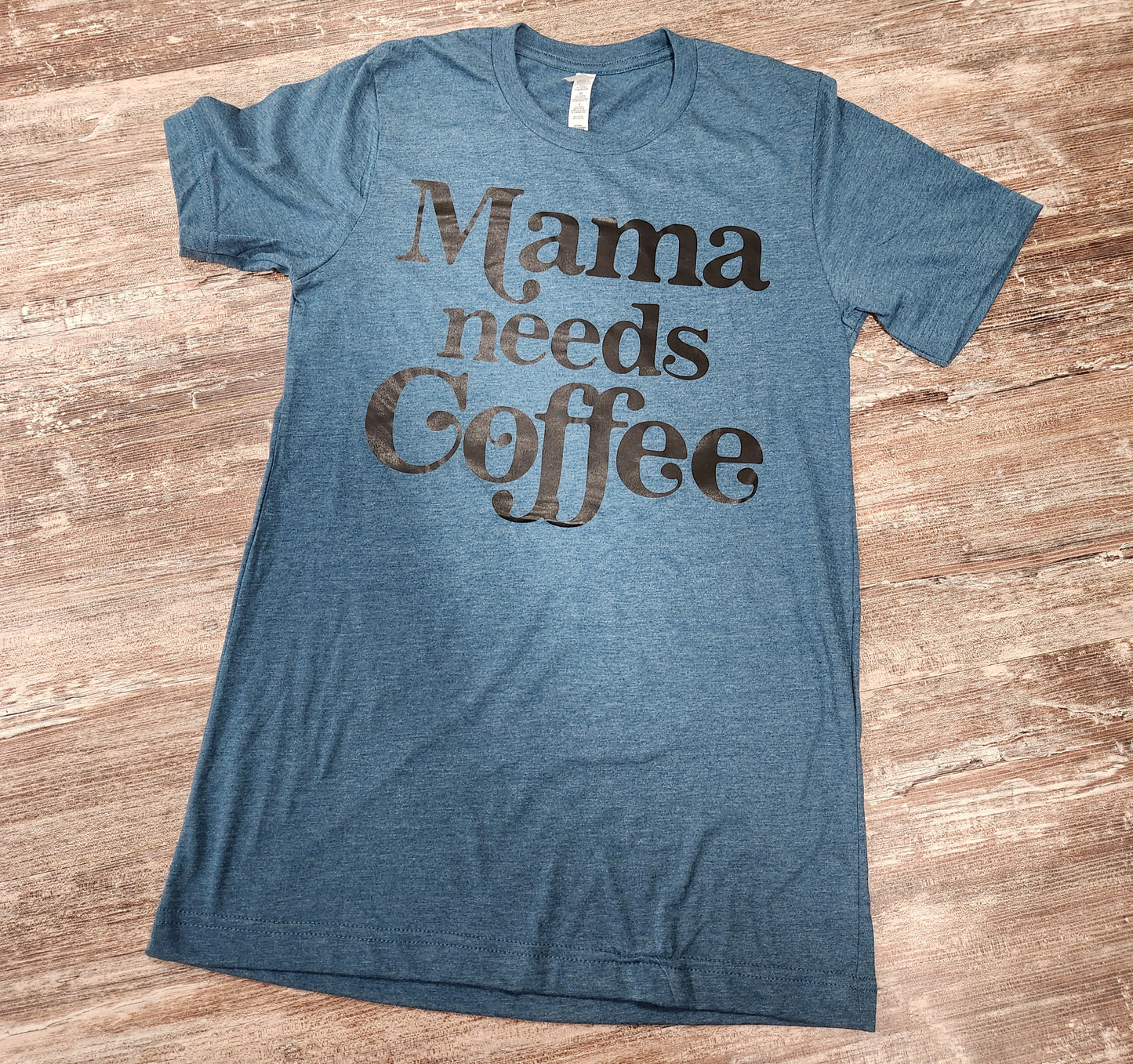 'mom/coffee' shirts