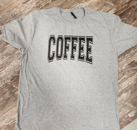 'mom/coffee' shirts
