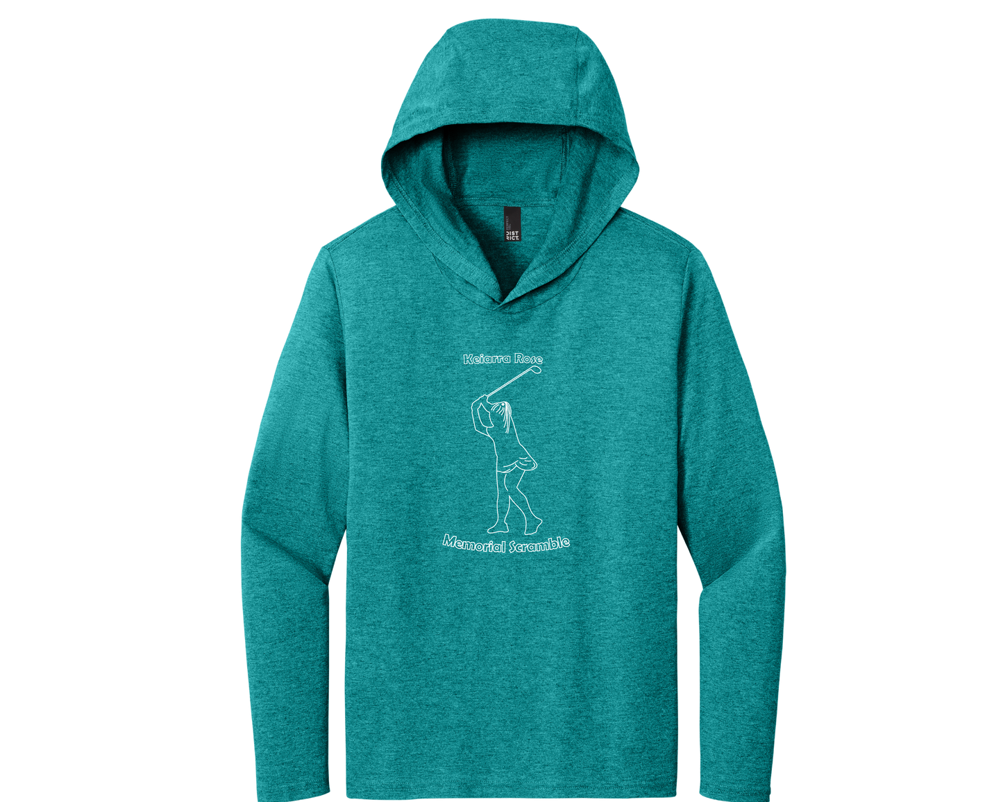 Keiarra Rose Golf Scramble hooded long sleeve shirts