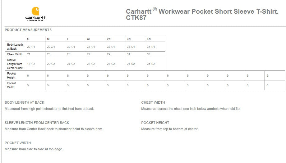 Page ND Fundraiser - Carhartt shirts