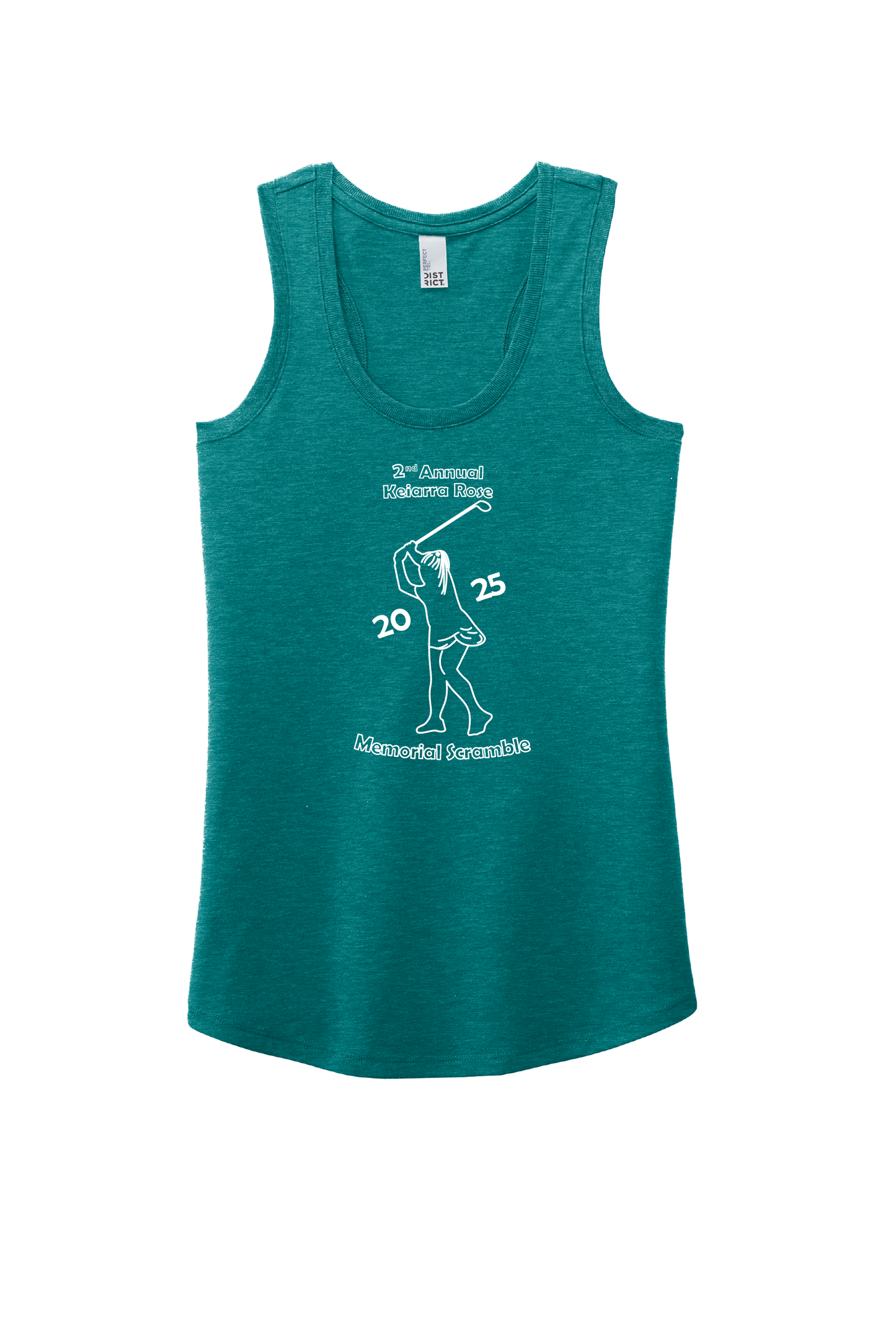 Keiarra Rose Golf Scramble tank top
